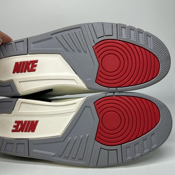 USED Men’s Nike Air Jordan 3 Retro 'White Cement Reimagined' DN3707-100 No Box - Picture 7 of 7